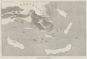 Fortifications of Bomarsund by English School